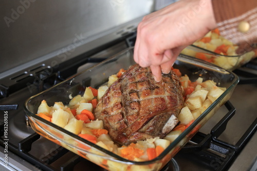 roasted lamb