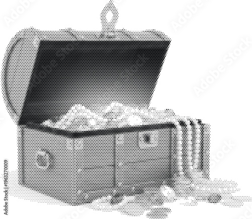 treasure chest box jewelry gold wealth riches mystery history antique pirate wood storage case