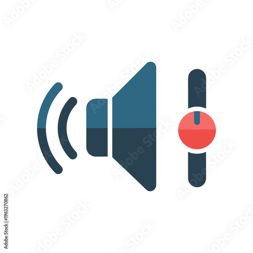 volume control speaker icon vector illustration