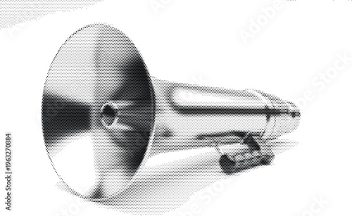 megaphone bullhorn speaker announcement sound communication voice loud electronic news broadcast alert signal notify