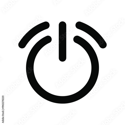 Power Symbol Technology Activation Icon