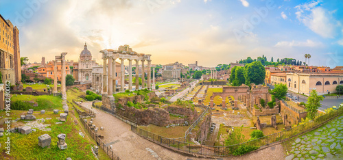 Fotografie Roman Forum in Rome, Italy