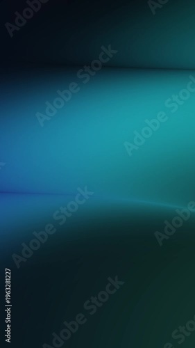 Cyan Dominant Gradient Background with Smooth Twisting Surface and Soft Blue Glow for UI UX Design Mobile Apps and Digital Interfaces