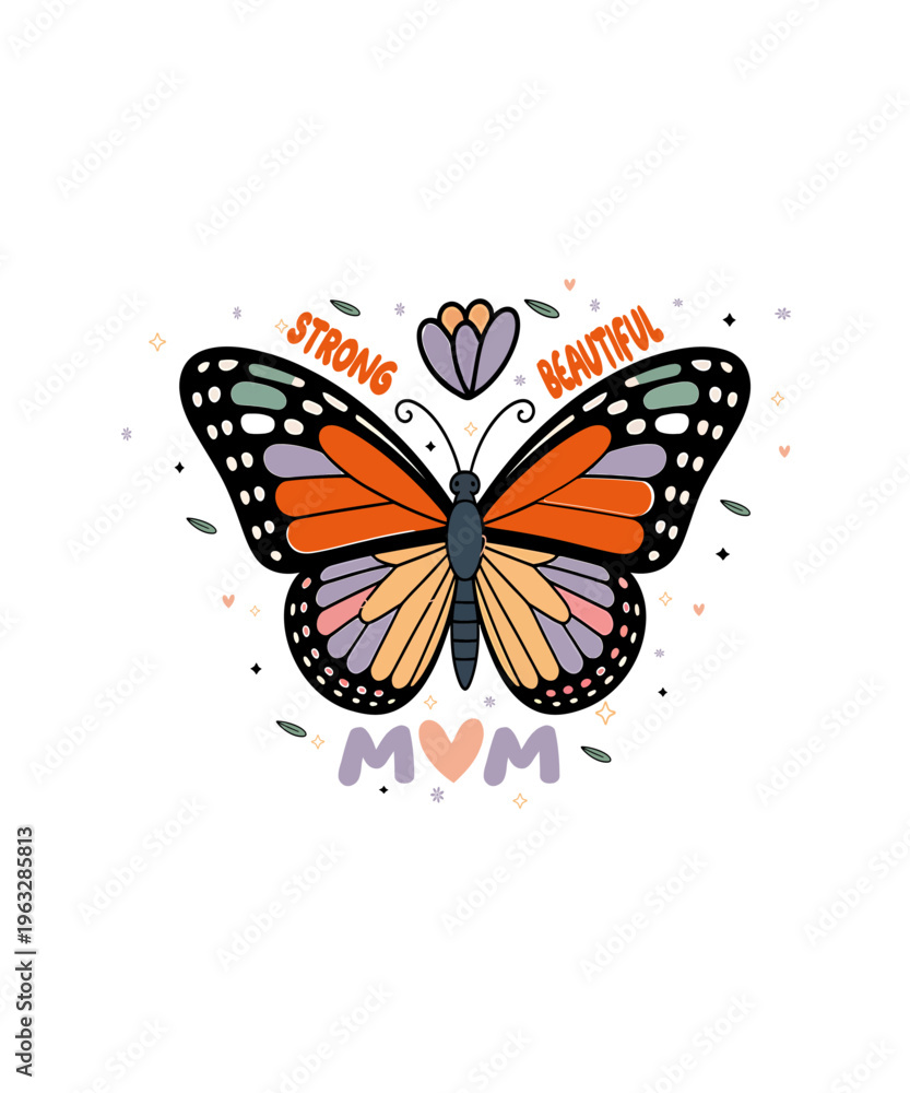 Obraz premium mothers day t-shirt design