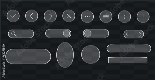 An antique black metal panel featuring an old-fashioned radio dial and vintage typewriter keys creates a digital interface icon representing the evolution of audio technology and music equipment