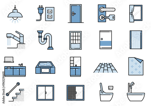 リフォームアイコン12　Renovation icons