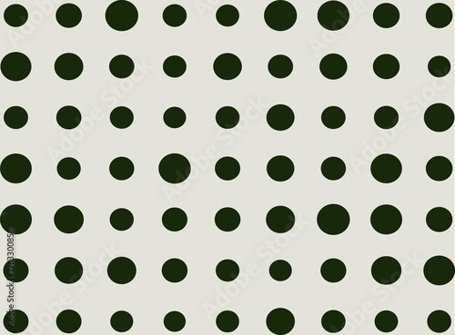 Polka dot vintage seamless pattern. Repeating pattern with shapes that are not the same size . Cute dotted wallpaper for birthday decoration design, nursery decor, fabric textile, printed paper.