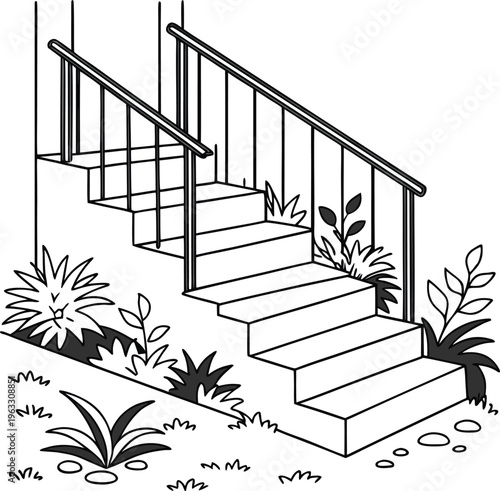 stairs in the house