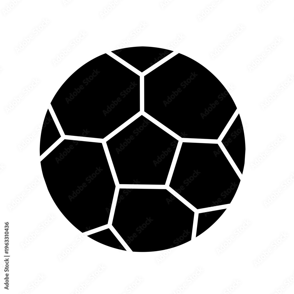 Fototapeta premium Soccer Ball Silhouette