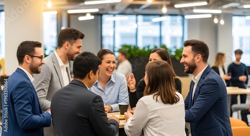 Una instantánea sincera de colegas que comparten un momento alegre durante una actividad de formación de equipos, colegas, retrato, negocios IA generativa