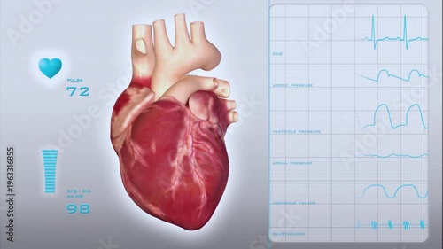 human hand holding a heart beat
