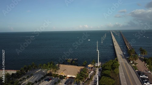 View of bridge in key largo florida