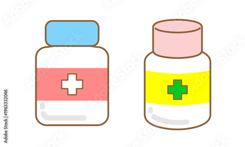 medicine bottle 薬のボトル