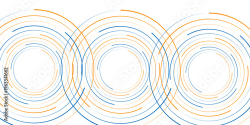 a series of concentric circles with varying colors
