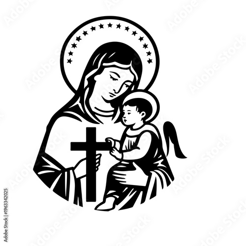  Mary mother and child