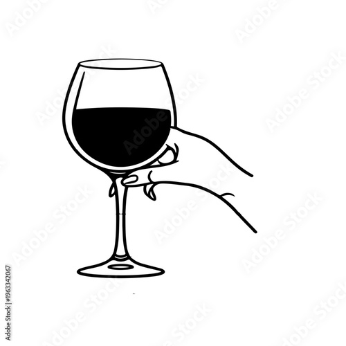 glass of red wine