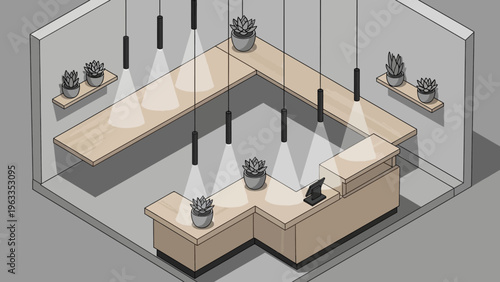 3D Rendering of Laboratory Equipment and Instruments.