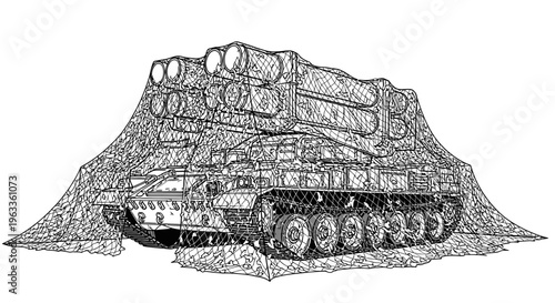 Military Tank Vehicle Armored Combat.
