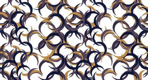 Geometric Pattern of Crescent-Shaped Shadows Cast on Ground During a Solar Eclipse Representing Celestial Phenomenon Natural Light Projection and Abstract Nature Design