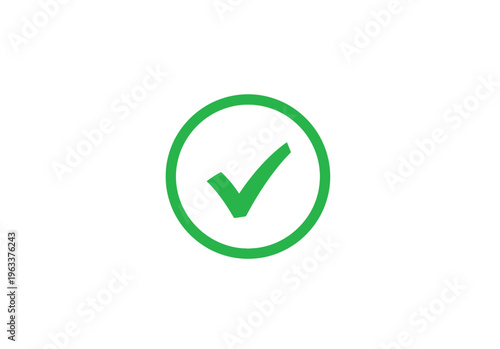 Free Download Green checkmark icon in circle: clean vector symbol for approval, success, and confirmation, user interface, web design - GFXLoad