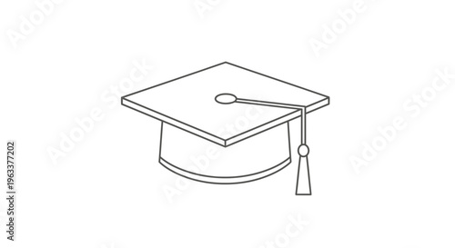 Graduation cap academic hat mortarboard.