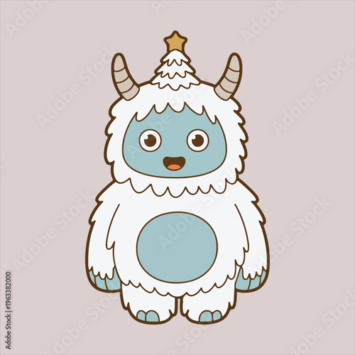 Cute Kawaii Christmas Animals, Fantasy & Spooky Characters Vector Bundle