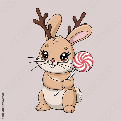 Cute Kawaii Christmas Animals, Fantasy & Spooky Characters Vector Bundle