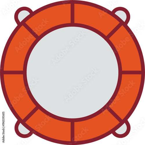 Life Saving Tube Vector Icon