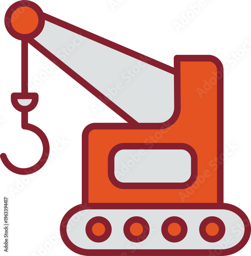 Lifter Crane Vector Icon