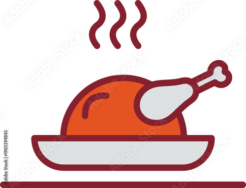 Chicken Vector Icon