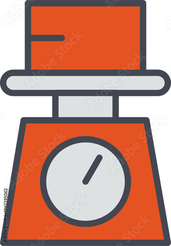 Weight Scale Vector Icon