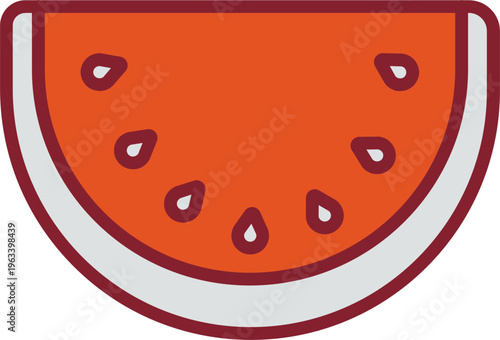 Watermelon Vector Icon