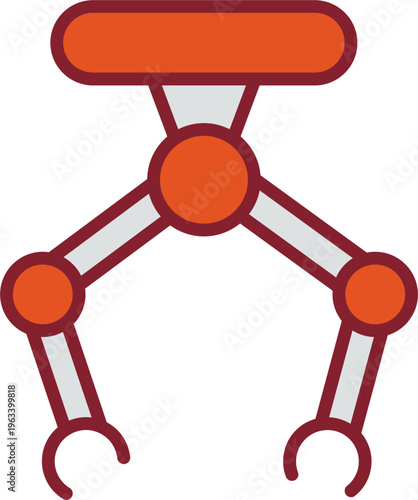 Industrial Robot II Vector Icon