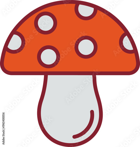 Mushroom Vector Icon