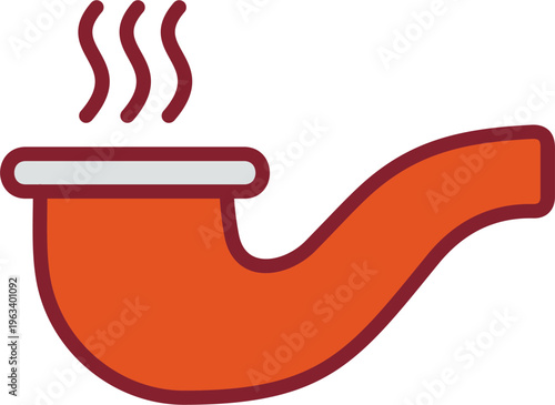 Smoking Pipe Vector Icon