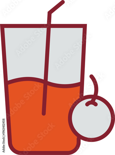 Juice Vector Icon