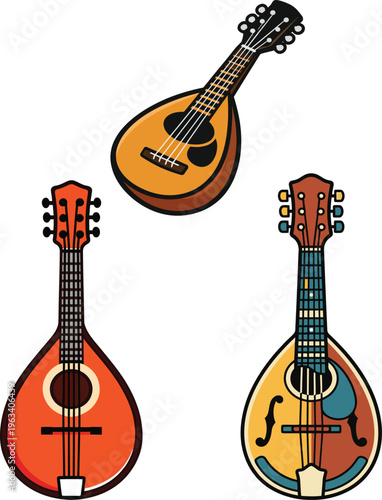 Mandolin Vector Icon