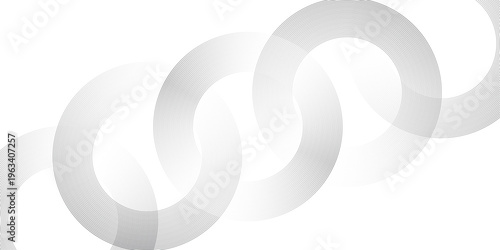 Artistic abstract white background featuring a 3d spiral shape with blue curved lines and a bright wavy pattern for a modern vector wallpaper design.