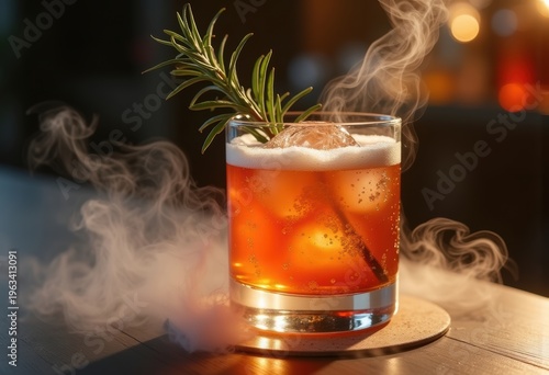 Smoking Rosemary Molecular Mixology Beverage Artistry Elegant Accomplice Experience Flavor Alteration Infusion