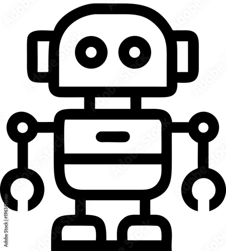 robot chatbot ai svg icon