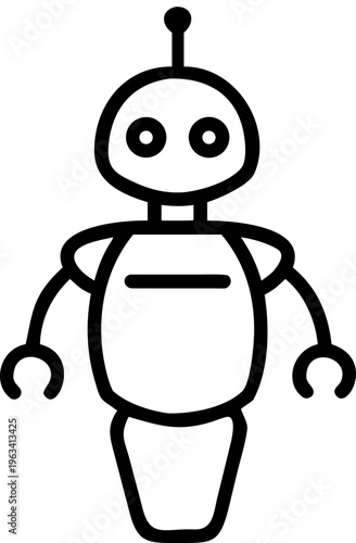 robot chatbot ai svg icon