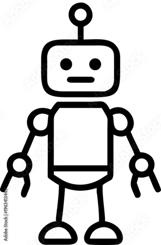 robot chatbot ai svg icon