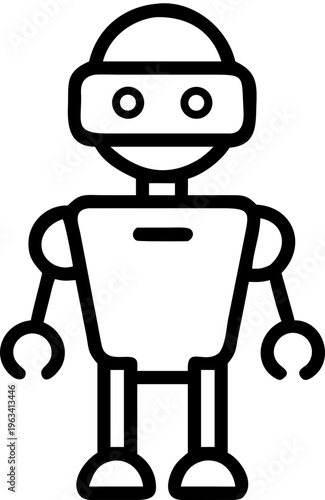 robot chatbot ai svg icon