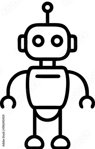 robot chatbot ai svg icon
