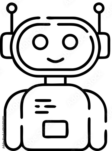 robot chatbot ai svg icon