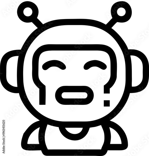 robot chatbot ai svg icon