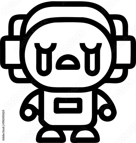 robot chatbot ai svg icon