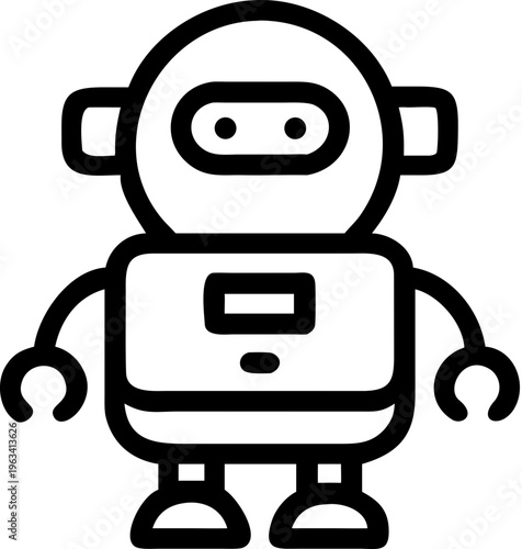 robot chatbot ai svg icon
