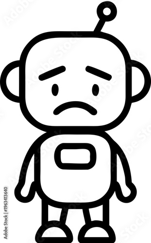 robot chatbot ai svg icon