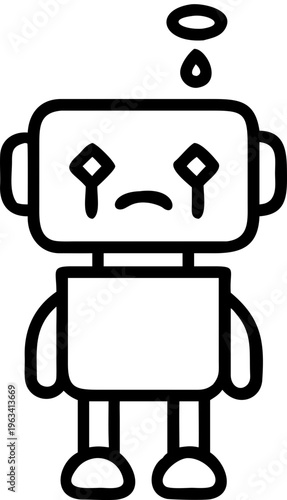 robot chatbot ai svg icon